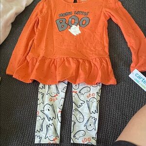 Carter's Orange 'Mom's Little Boo' Halloween Costume